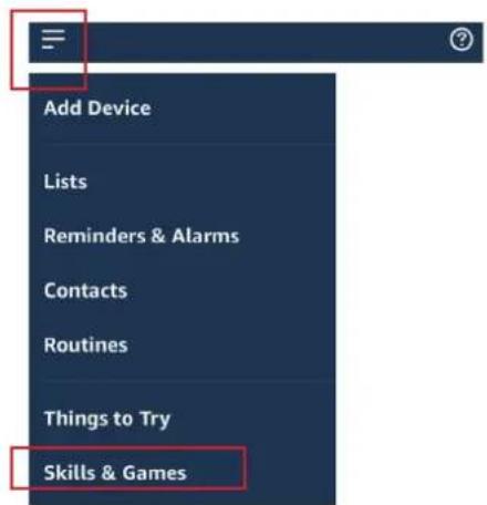 Add Device Lists Reminders & Alarms Contacts Routines Things to Try Skills & Games