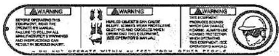 WARNING BEFORE OPERATING THIS EQUIPMENT, READ THE OPTIONAL EQUITY OF FAILURE TO FOLLOW ALL WHIP CAPACITY'S FUTURES AND RESTRICTIONS CAN REJECT IN SERIOUS NAME. WARNING HAPED CHAIRS FOR GOURT, BALANCE ALWAYS BEAT PROTECTIVE AND/OR AT THE END OF WORK OPERATING THIS EQUIPMENT, SIZE OF OPERATORS MANUAL. WARNING THIS EQUIPMENT PROCEED CHAINS WHIP CAPACITY'S BEFORE ALABILITIES AND/OR AT THE END OF WORK THE OPENING THIS EQUIPMENT AND OPERATIONS MANUAL. DO NOT OPERATE WITHIN AS FEET FROM OTHER PEOPLE