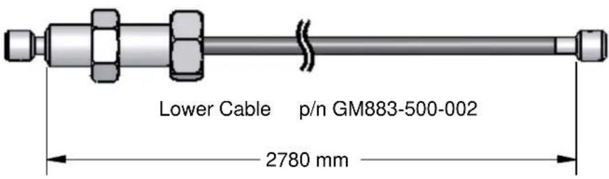 Lower Cable p/n GM883-500-002 2780 mm