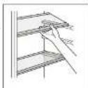 Khind RF200 - Positioning the door balconies - 1