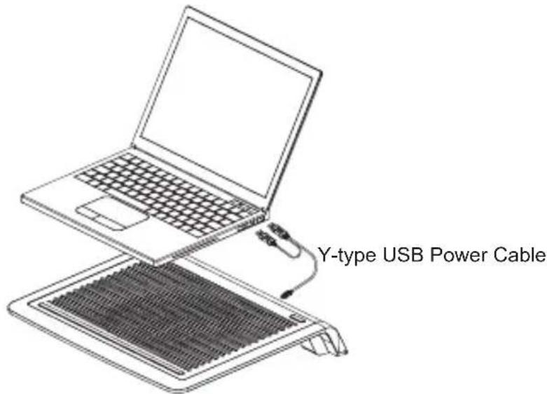 Y-type USB Power Cable