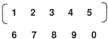 1 2 3 4 5 6 7 8 9 0