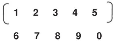 1 2 3 4 5 6 7 8 9 0