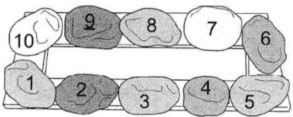 10 9 8 7 6 1 2 3 4 5