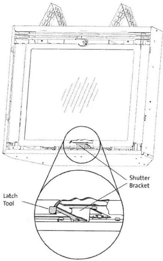 Shutter Bracket Latch Tool