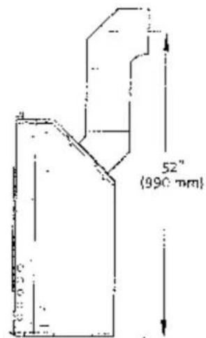 52" (990 mm)