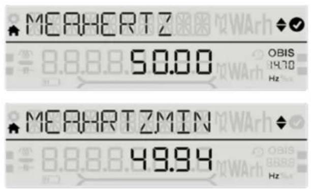 MEAHCERTZ 50.00 OBIS 1470 Hz MEAHCRTZMIN 49.94