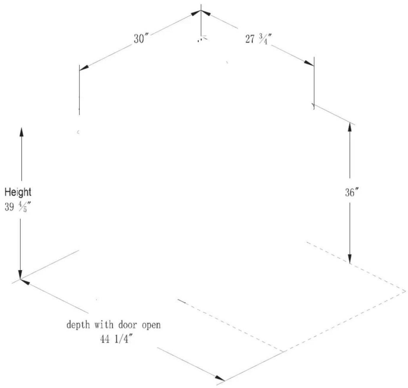 Kucht KNG481 - INSTALLATION INSTRUCTIONS Dimensions and Clearances - 1