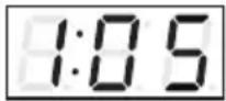 WESTINGHOUSE WWT6055TMWA - Estimated time of the selected program - 1