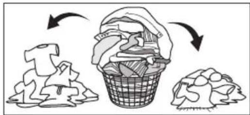 WESTINGHOUSE WWT6055TMWA - SORT YOUR WASHING INTO SEPARATE WASH LOADS - 1