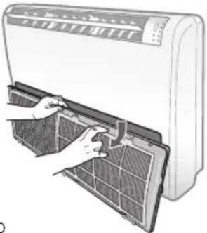 SAMSUNG AM018FNCDCH - CLEANING THE FILTER - 3