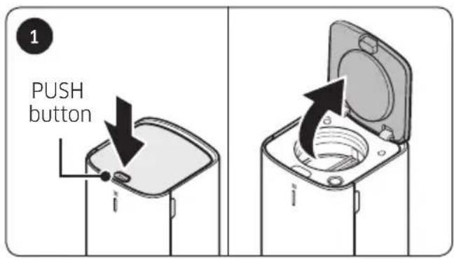 1 PUSH button