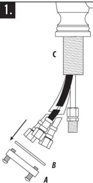 Waterstone 5600 - PULLDOWN FAUCET INSTALLATION - 1