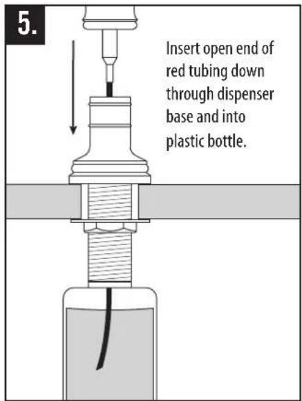Waterstone 5600 - INSTALL SOAP/LOTION DISPENSER (OPTIONAL) - 5