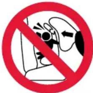 Prohibition sign with pictogram of a person using a device, no text present