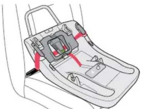 BRITAX Willow SC - Instalación del conector inferior - 4