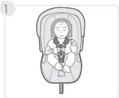 BRITAX Willow SC - Instalación del cinturón para cadera - 1