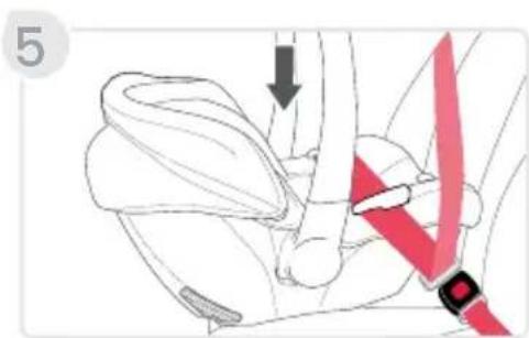 BRITAX Willow SC - Lap-Shoulder Belt Installation - 4