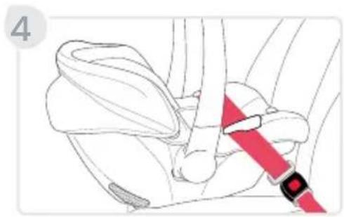 BRITAX Willow SC - Lap Belt Installation - 3