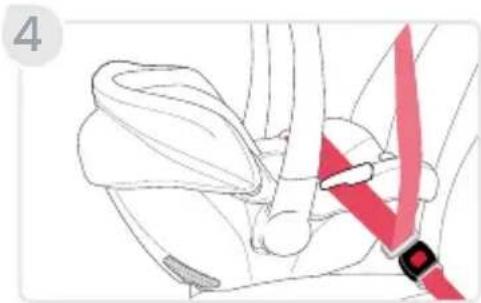 BRITAX Willow SC - Lap-Shoulder Belt Installation - 3