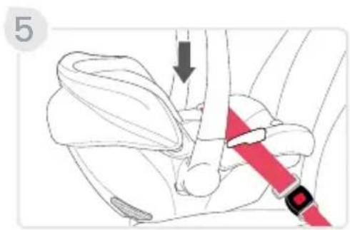 BRITAX Willow SC - Lap Belt Installation - 4
