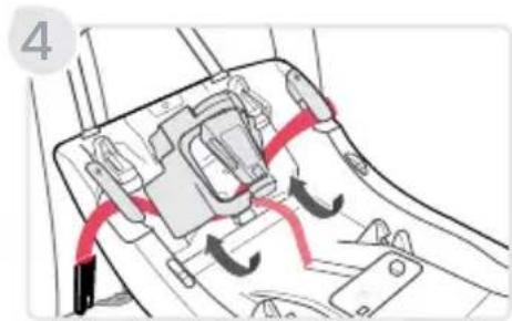 BRITAX Willow SC - Instalación del conector inferior - 2
