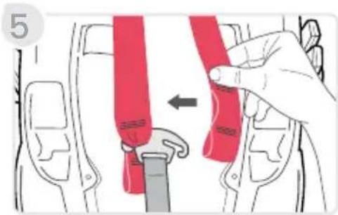BRITAX Willow SC - Child Restraint Functions Adjusting the Harness - 6