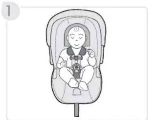 BRITAX Willow SC - Lap-Shoulder Belt Installation with European Belt Guide - 1