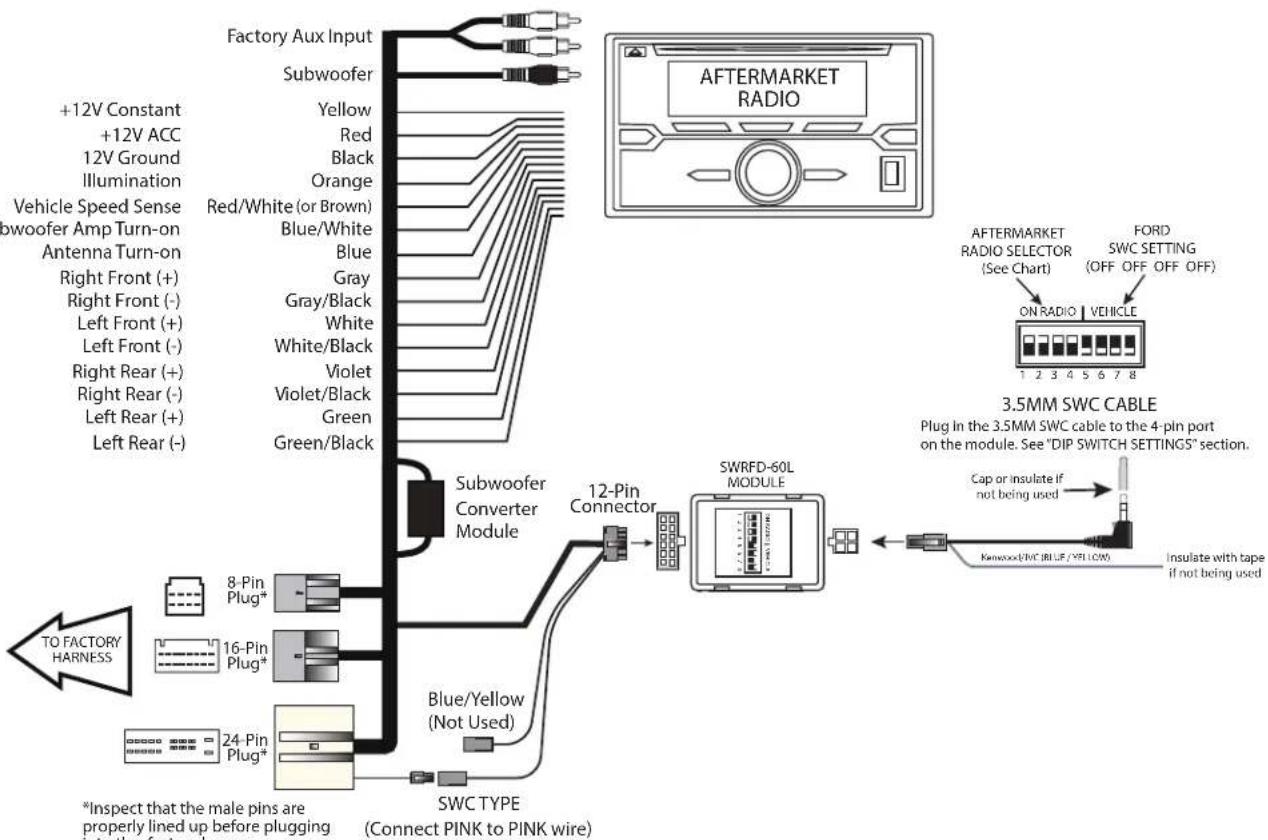 CRUX DKFD-60L - INSTALLATION DIAGRAM: - 1