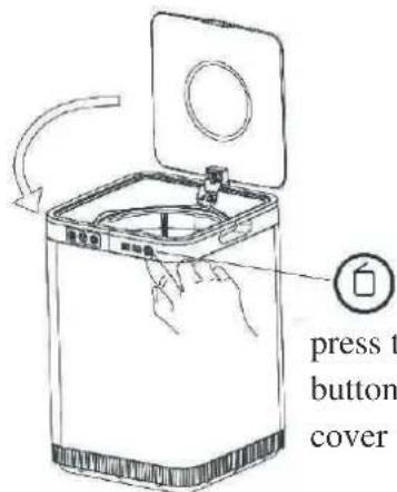 press t button cover