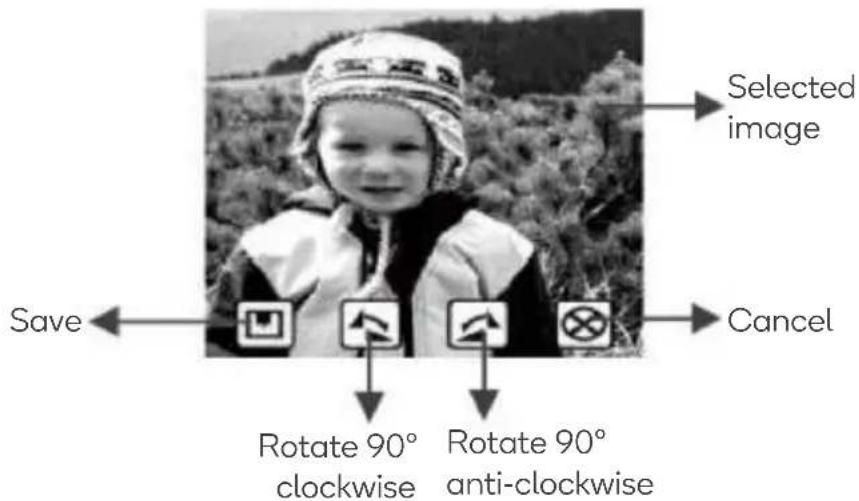 Selected image Save Cancel Rotate 90° clockwise Rotate 90° anti-clockwise