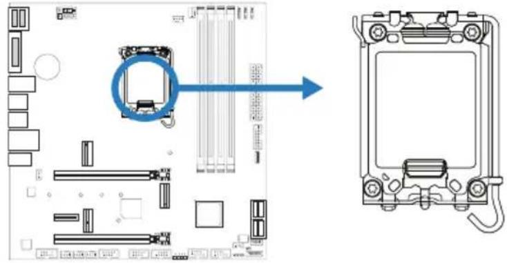 BIOSTAR B660M-SILVER - Install Central Processing Unit (CPU) - 1
