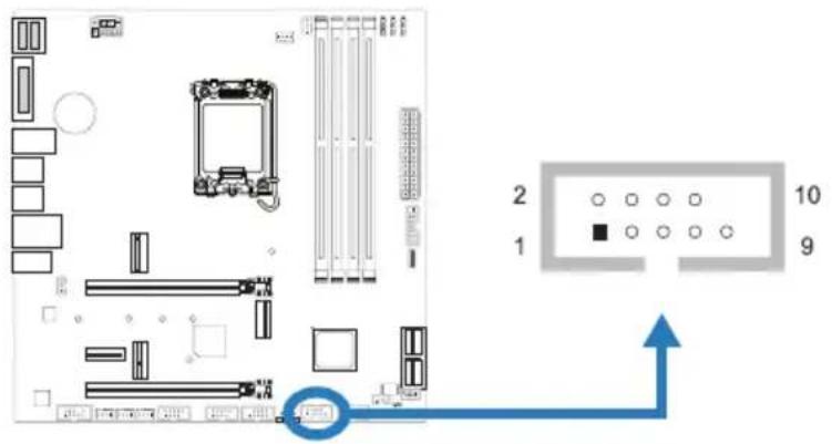BIOSTAR B660M-SILVER - COM1: 직렬포트 - 1