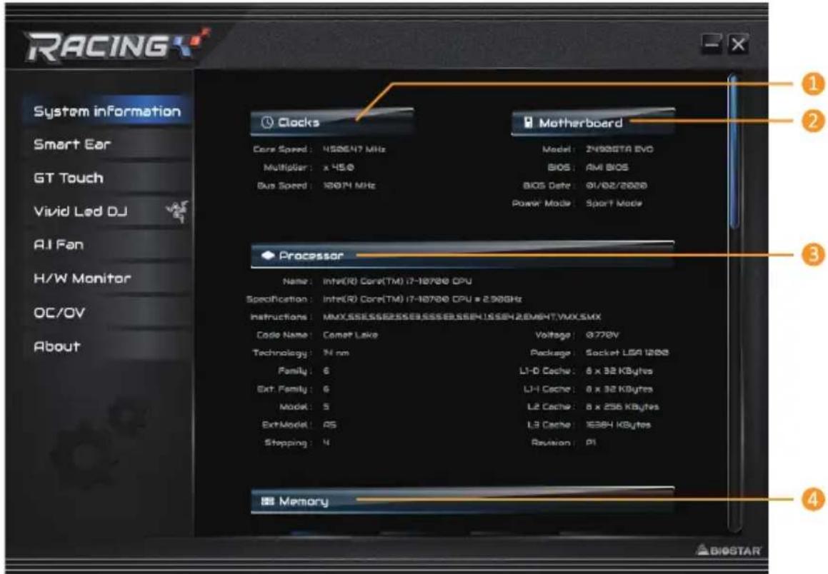 BIOSTAR B660M-SILVER - 系統訊息(System information) - 1