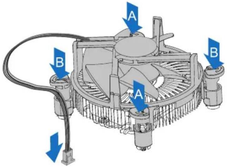 BIOSTAR B660M-SILVER - Install a Heatsink - 2