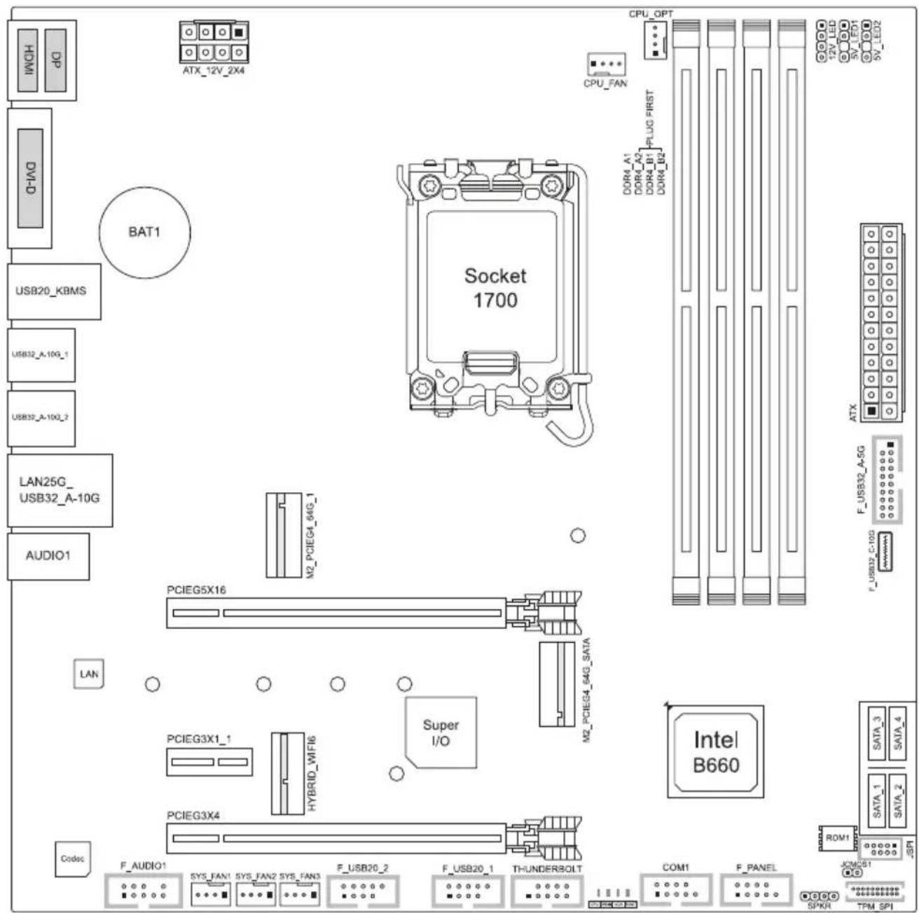 BIOSTAR B660M-SILVER - Примечание - 1