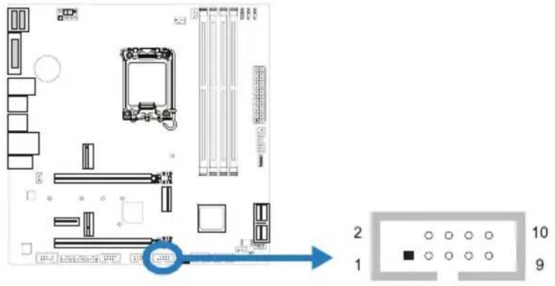 BIOSTAR B660M-SILVER - THUNDERBOLT: Thunderbolt Header - 1