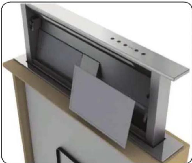SIRIUS SDD2 L EMTC 580 WH - If the rangehood presents any anomaly, disconnect the appliance or remove the fuse corresponding to the appliance power disconnecting line. - 5