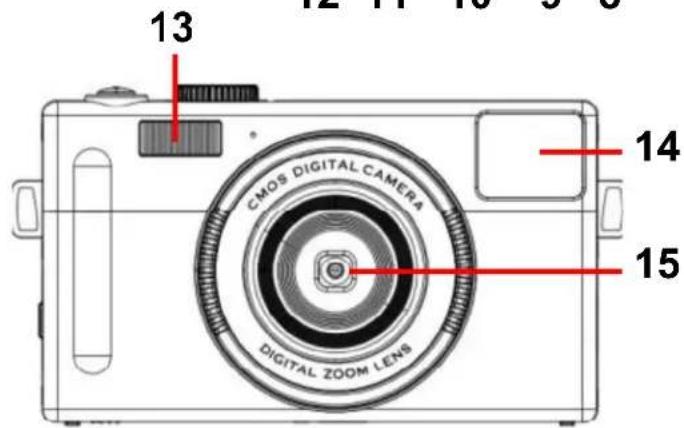 13 CMOS DIGITAL CAMERA DIGITAL ZOOM LENS 14 15