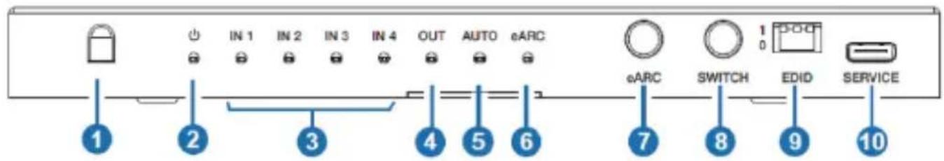 Simplified MFG SW41e-8K - Front Panel - 1