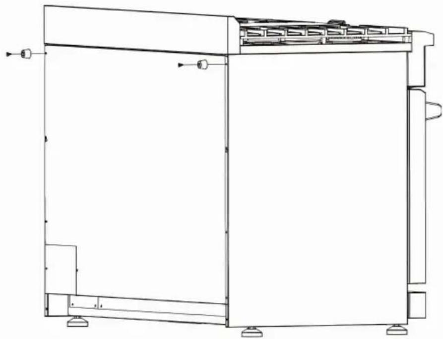 Cosmo COS-DFRL486GK - Rubber Pad Installation on Back Panel - 3