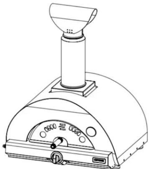 COYOTE C1PZ30HR - 30" Hybrid Multi-Fuel Outdoor Pizza Oven - 2
