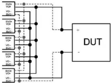 Owon OWH67 - Series/Parallel output line connection - 2