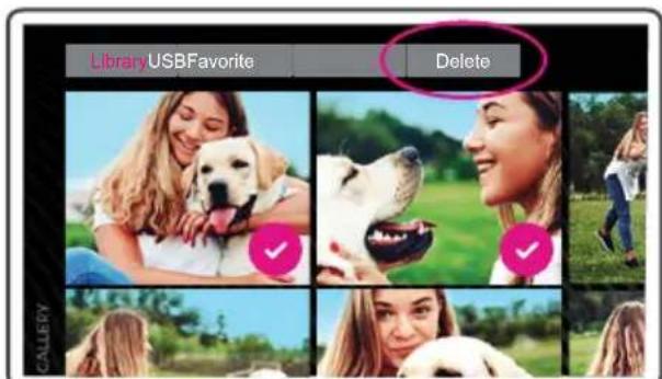 Library USBFavorite Delete CALLERY