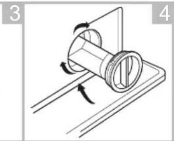 Diagram of a mechanical component with rotational arrows indicating motion (no text or symbols)