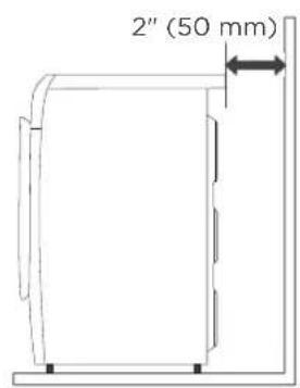 Summit SLW241W - Installation Clearances - 2