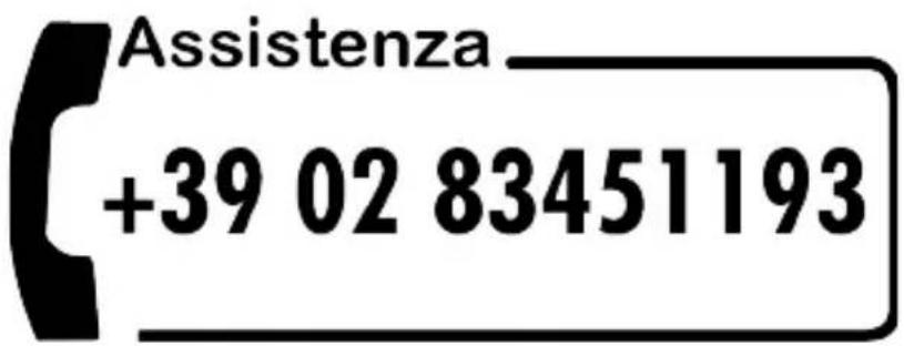 Assistenza +39 02 83451193