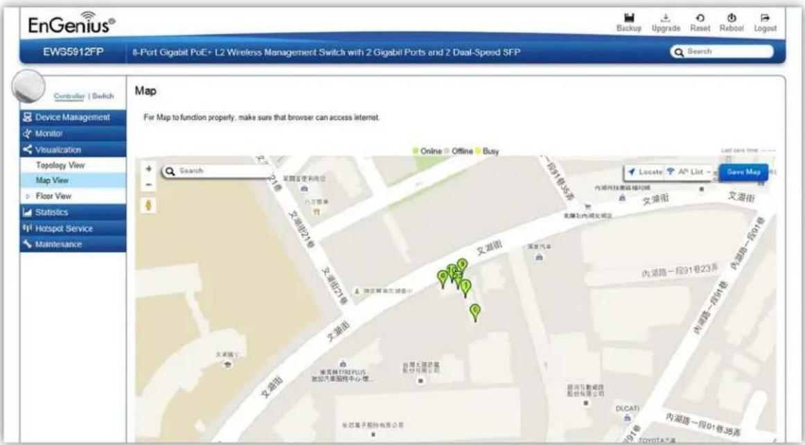 ENGENIUS EWS1200-28TFP - Map View - 1
