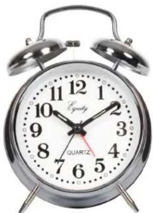 LA CROSSE TECHNOLOGY 13014 - ANALOG QUARTZ ALARM CLOCK - 1