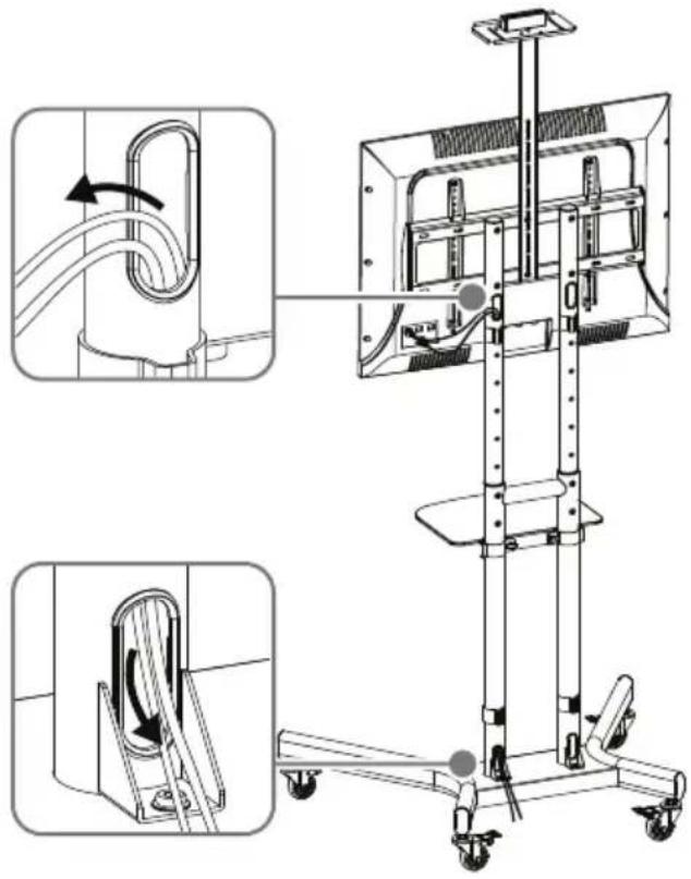 INSIGNIA NS-TVLCTB - STEP 13 - Managing your cables - 1
